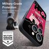 For iPhone 17 Pro Max Case Luxury Love Hearts Pattern Magnetic For Magsafe Soft Cover For iPhone 16 15 14 13 Pro Max 17E 16E