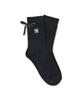 Emelbi Ribbon Crew Socks Ny (Black)