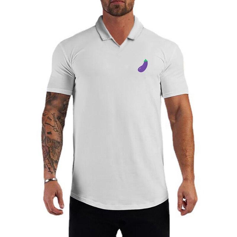 Do The Work Muscleguys New Arrival Cotton Graphic Printed Turned-collar Summer Fashion Bodybuilding Fitness Streetwear Thin Polo Shirt