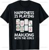Mahjong Happiness Playing T-shirt