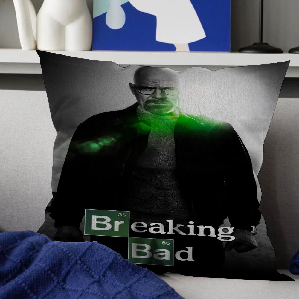 Подушка-чехол для офиса, автомобиля, дивана из сериала «Во все тяжкие» 45x45 см 16x16Inch