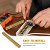Copper Terminal Bus Bar Electrical Ground Bar Heavy Duty Distribution Block High Power Compact Design Easy Installation