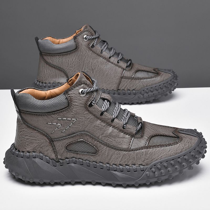 Męskie skórzane buty Martin Wysokie trampki