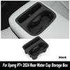 Car Central Storage Box for Xpeng P7+ 2025 Cup Holder Dashboard Tray Car Door Organizer Tidying Black Interior Accessories TPE