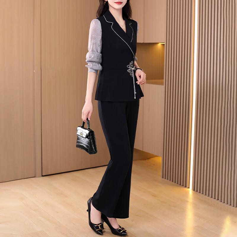 Kebell New Chinese Style Chiffon Two-Piece Set