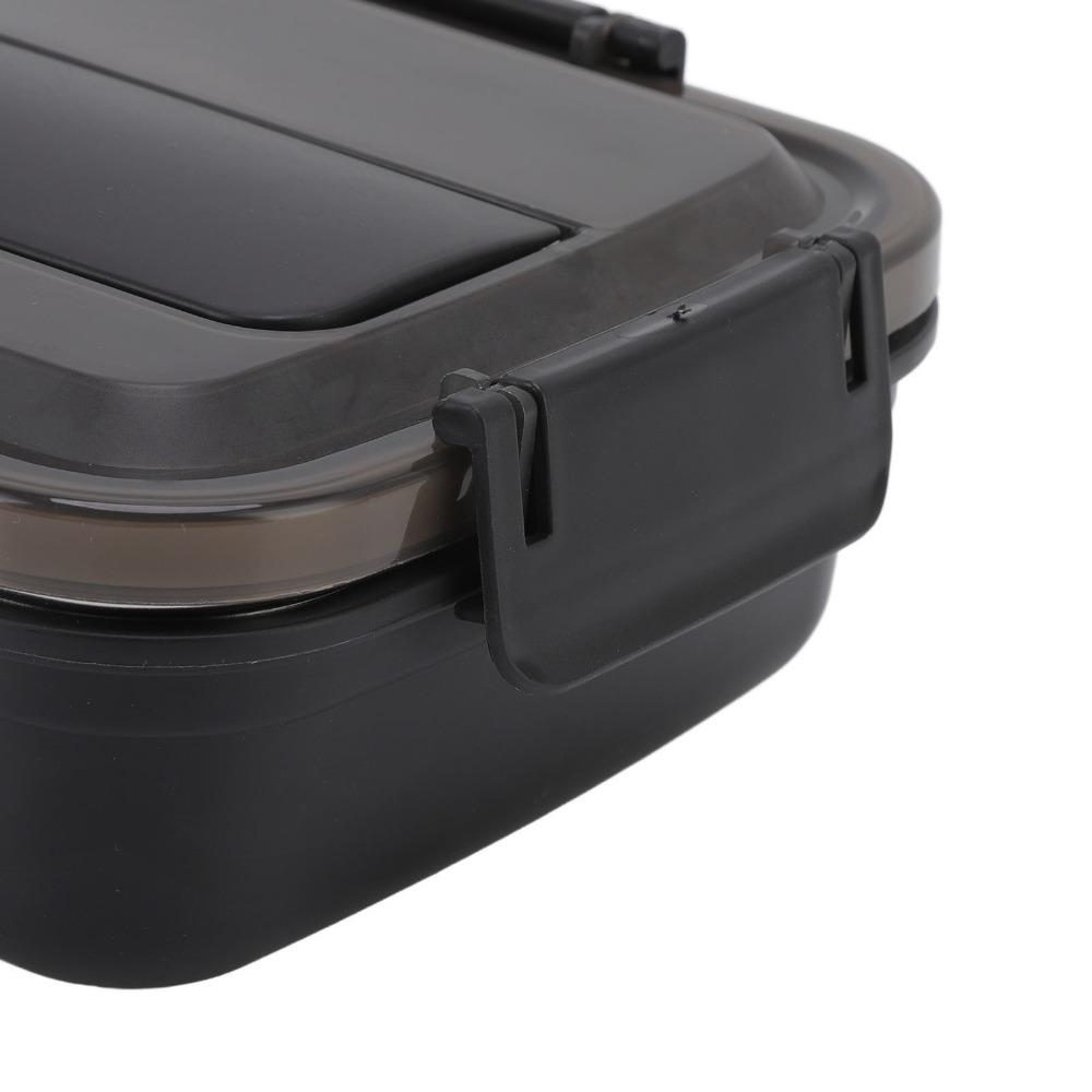 304 Stainless Steel Insulated Lunch Box 4 Compartment Bento Lunch Box  For Camping