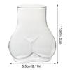 Transparent Glass Butt Shaped Mug Creative Body Shape Drinking Glass Home Bar Party Cute Butt Cup Transparent Glassware