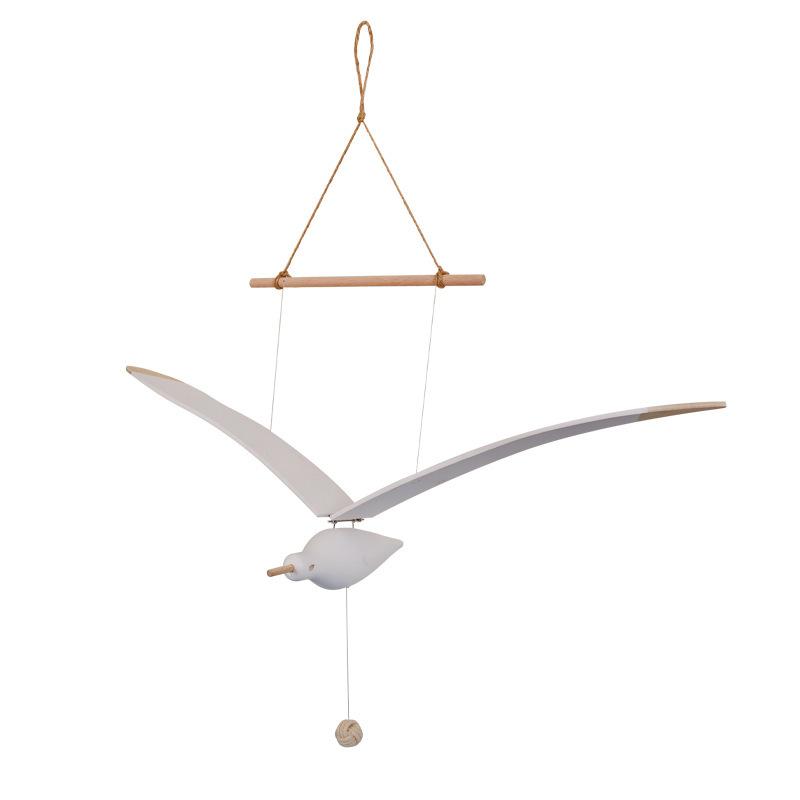 Flying seagull aerial pendant decoration hanging gift homestay living room balcony creative flying bird children s bedside pendant