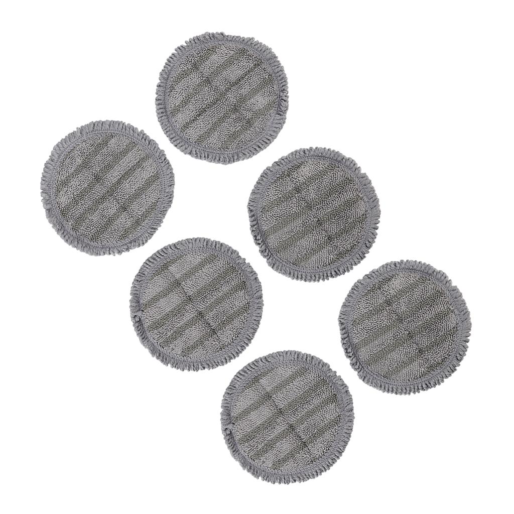 6 Pcs Mop Pad Replacement Microfiber Mop Refills for V7 V8 V10 V11 D0103 Electric Mop