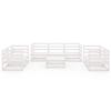VidaXL Bois de Pin Massif Salon de Jardin 8 pcs Ensemble de Meubles d'Extérieur Mobilier de Patio Mobilier de Jardin Meubles 3075455