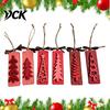 Natural Raw Wood Carvings Rustic Wooden Christmas Tree Ornaments, Winter Farmhouse Hanging Decoration, Reusable Holiday Party Props Xmas Pendant