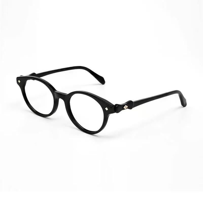 Fashionable Retro Reading Glasses for Women Anti Blue Light Ultra Light Anti Fatigue Oval Frame Glasses