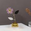 Decorative Floral Candle Holder Romantic Metal Tealight Holder Butterfly Flower Stand  Home Decor