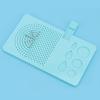 1 Set of Derivative Paper Winding Disc 20 Roots Needle Plate   Grid Tool(Blue)
