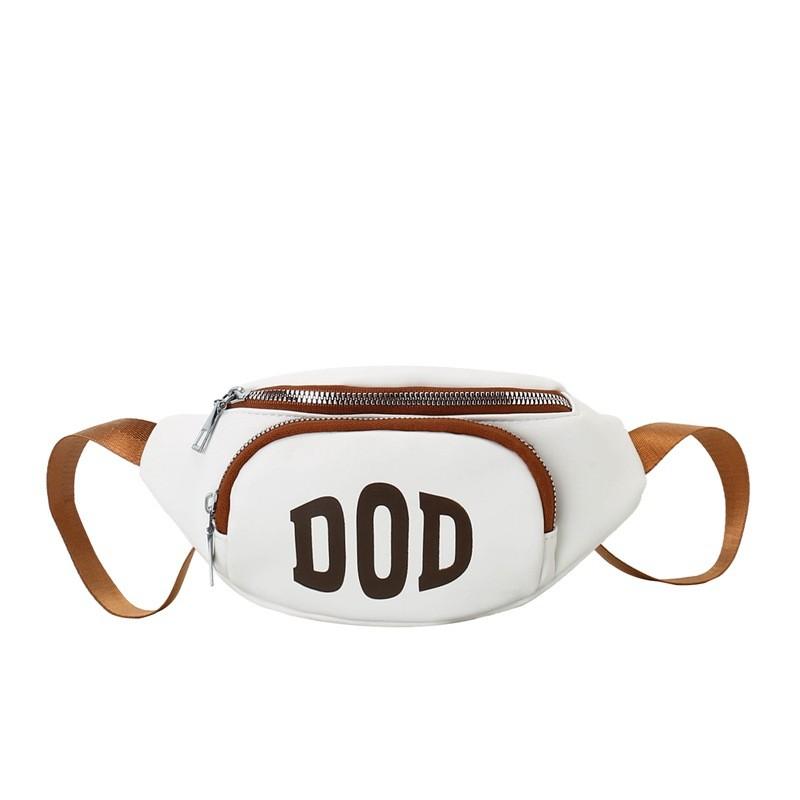 Blocking Fashionable Color Design Letter Printed Children Casual Bag Shoulder