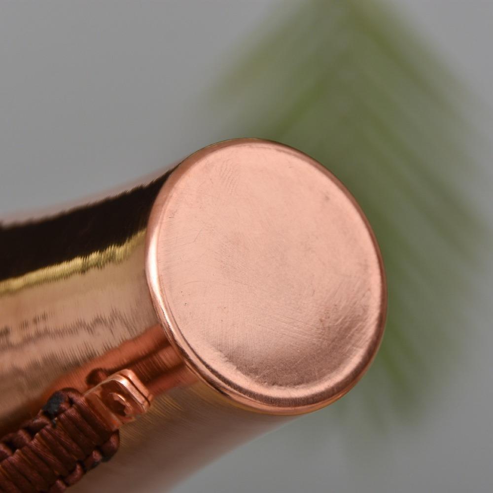 Měděný hrnek na kávu 400 ml Hrnek na vodu Měděný šálek na čaj Multifunkční čajový set Ručně vyrobený měděný hrnek na vodu na mléko Nápoj Svatba