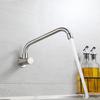 Cooltens Stainless Steel Faucet for and Handwashing Areas Single-Lever Wall-Mounted Kitchen, Bathroom, - Corrosion-Resistant