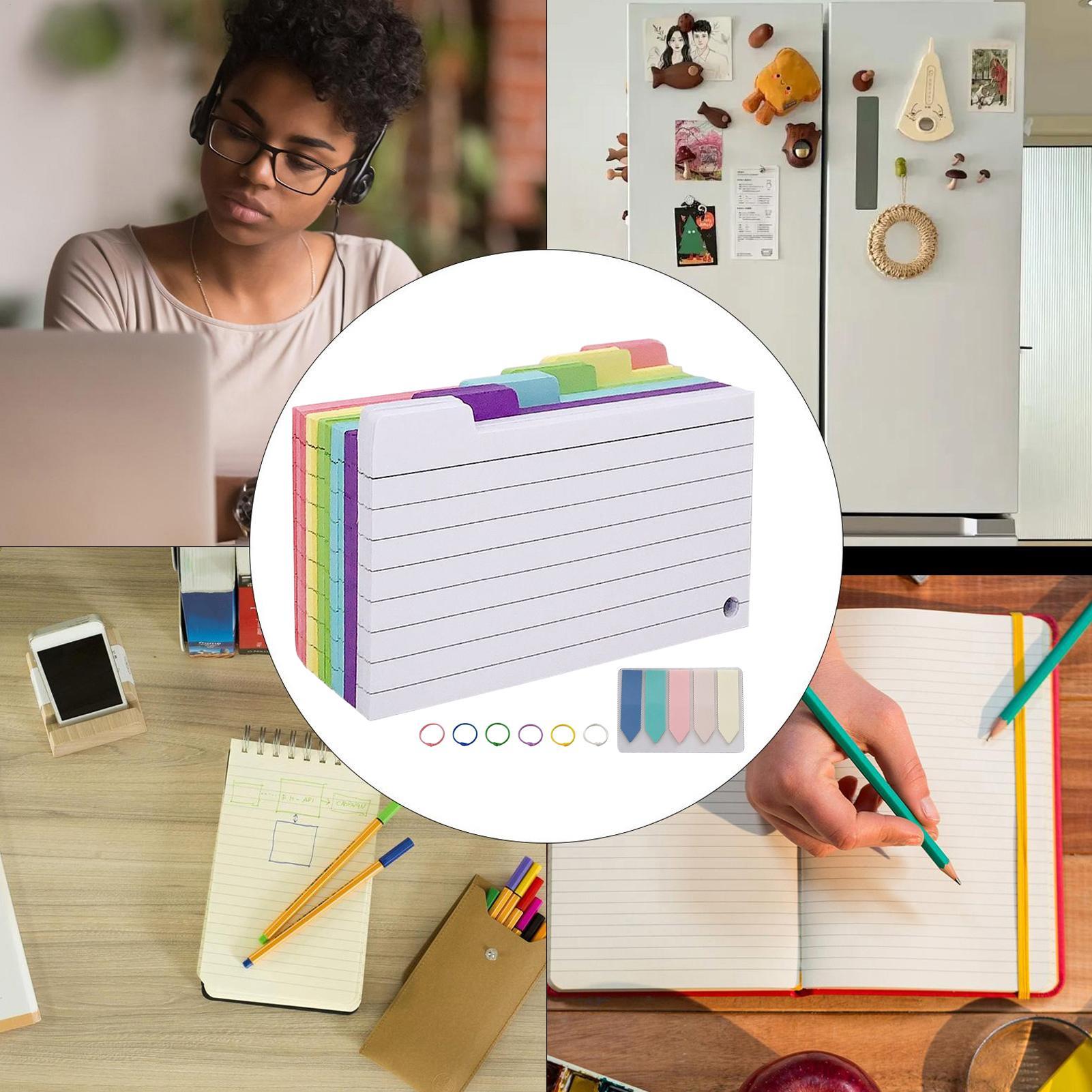 

Index Cards 300-Piece Heavyweight Colored Lined Flash Cards School Supplies With Stickers For Recipe Household Affairs Teacher China Mainland