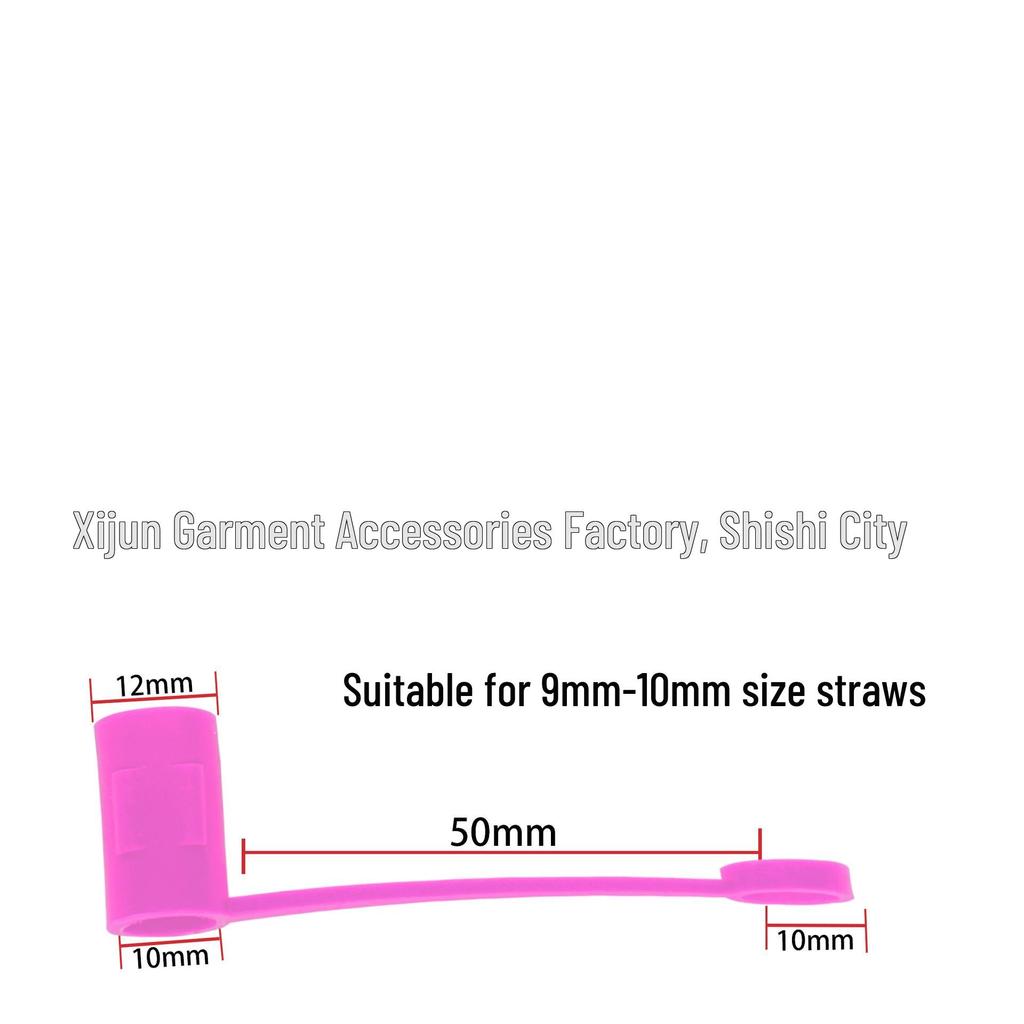 Detachable Silicone Straw Caps: Food Grade, Fits 8MM & 10MM, Dust Cover Included