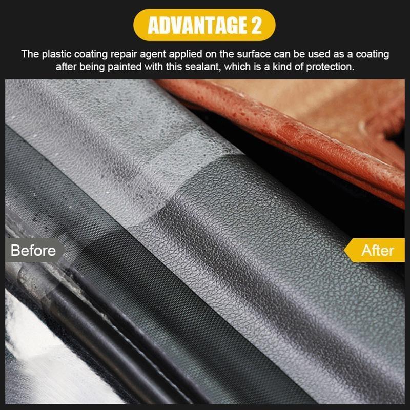 Car Plastic Trim Restorer Nano Ceramic Coating Vinyl Rubber Interior Exterior Polish Repair Kit