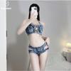 Sex underwear new denim suit beach bikini babes wear INS sexy suit B08