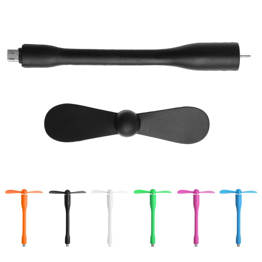 Handheld Mini Fan USB Fan Portable USB Pocket Fan Micro USB Interface Mobile Phone Cooling Fan for Outdoor Office