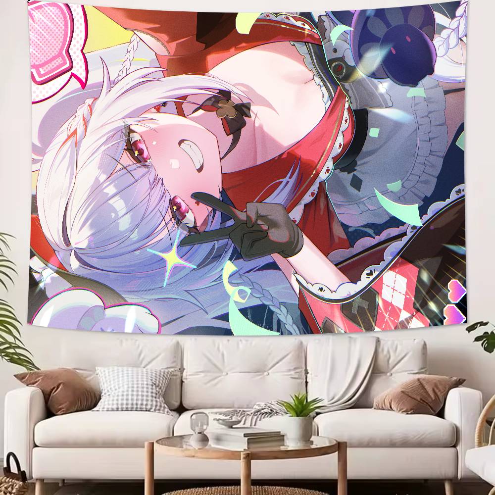 Cute Hot Funny Girl Sparxie Tapestry Decoration Bedroom Dormitory Background Cloth Holiday Home Party Living Room Club Tapestry