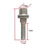 M12 x 1.25 ALLOY WHEEL EXTRA LONG THREAD BOLTS FLAT SEAT WASHER Bolt For Peugeot Citroen C4 C5