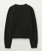 Seteo (W) Essen Two-Tone Mohair Blend Knit Black
