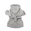 Microfiber Towel Material Dog Bathrobe Quick Dry Fast Absorbent Pet Drying Coat with Adjustable Magic Tape for All Dog Sizes