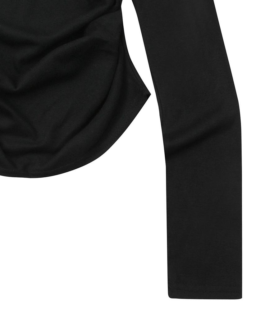 MUCENT Mia Layered Top Cardigan T-Shirt (2 Colors)