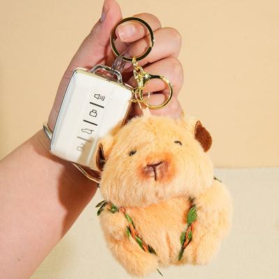 Yousheng Schlüsselanhänger Anhänger Plüsch Hamster Frucht Tragbar Kompakt Schlüsselanhänger Glatte Textur Rucksack Design Schlüsselkette
