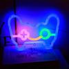 Gamepad neon neon for gaming room decoration, USB or battery powered gaming neon lamp, gaming LED night light wall decoration