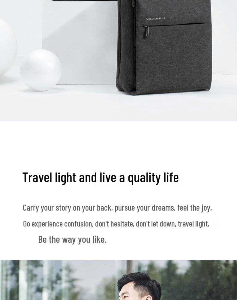 Xiaomi Minimalist Urban 2: Unisex Waterproof Laptop Backpack for Travel & Business