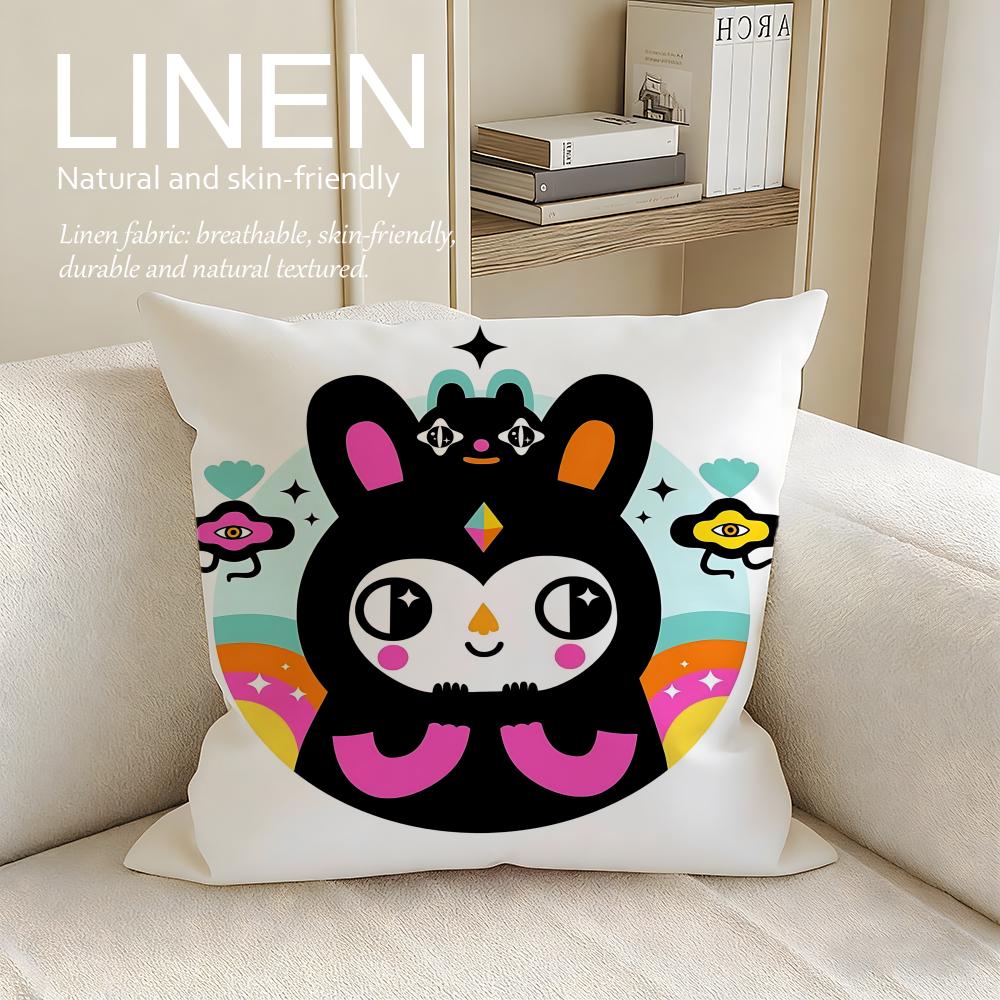 

Cute Muxxi Cushion Cover Pillowcase Set Pcs x x Breathable Washable Sofa Cushion Cover 30X30cm