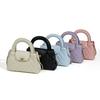 2025 New Chain Bag Grid Handbag Genuine Leather Women's Bag Fashionable And Versatile Single Shoulder Crossbody Women's Small Square Bag