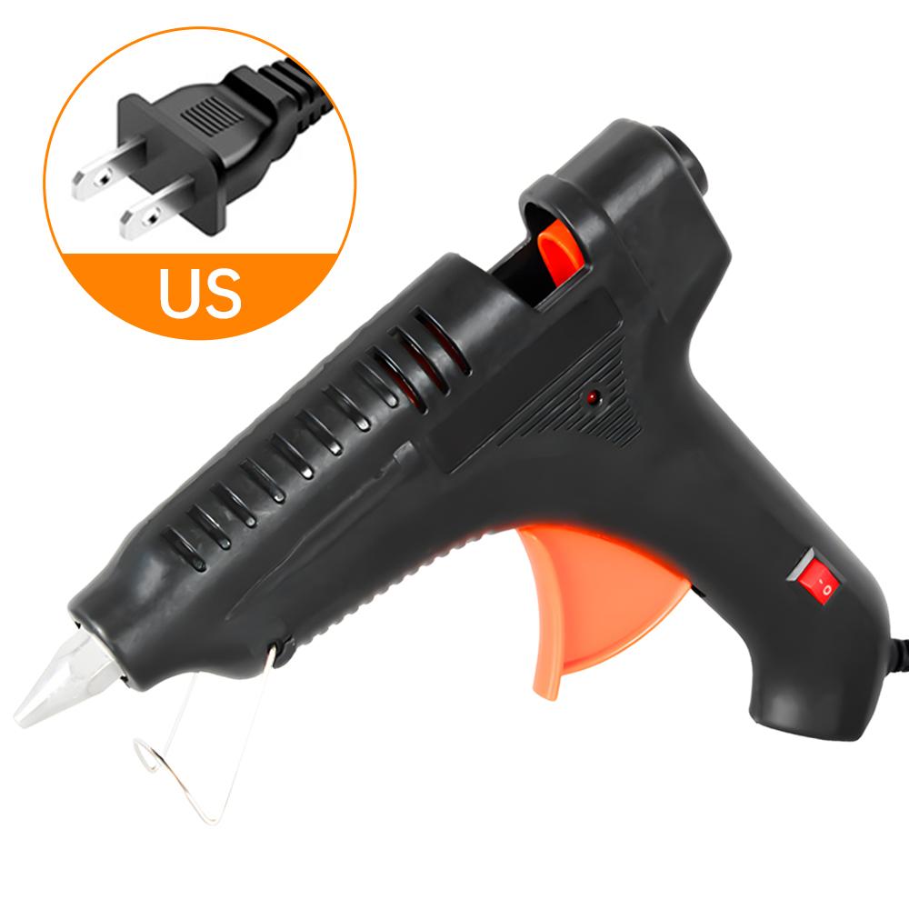 20W/100W Hot Melt Glue Gun DIY Household Industrial Guns Heat Temperature Thermo Electric Repair Tool Use 7/11mm Glue Sticks