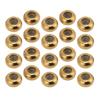20 Stück Edelstahl Abstandshalter Perlen Feststellbare Anpassung Gold 6x3x1.5mm DIY Schmuckherstellungszubehör