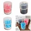 100Pcs/set Eyelash Extension Glue Removing Double Head Cotton Swabs Makeup Cotton Stick  Household