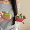 Einfaches schickes Wassermelone Erdbeere Tomate Fruchtmuster Schutzhülle für AirPods 1 2 3 4 Pro 2 Pro 3