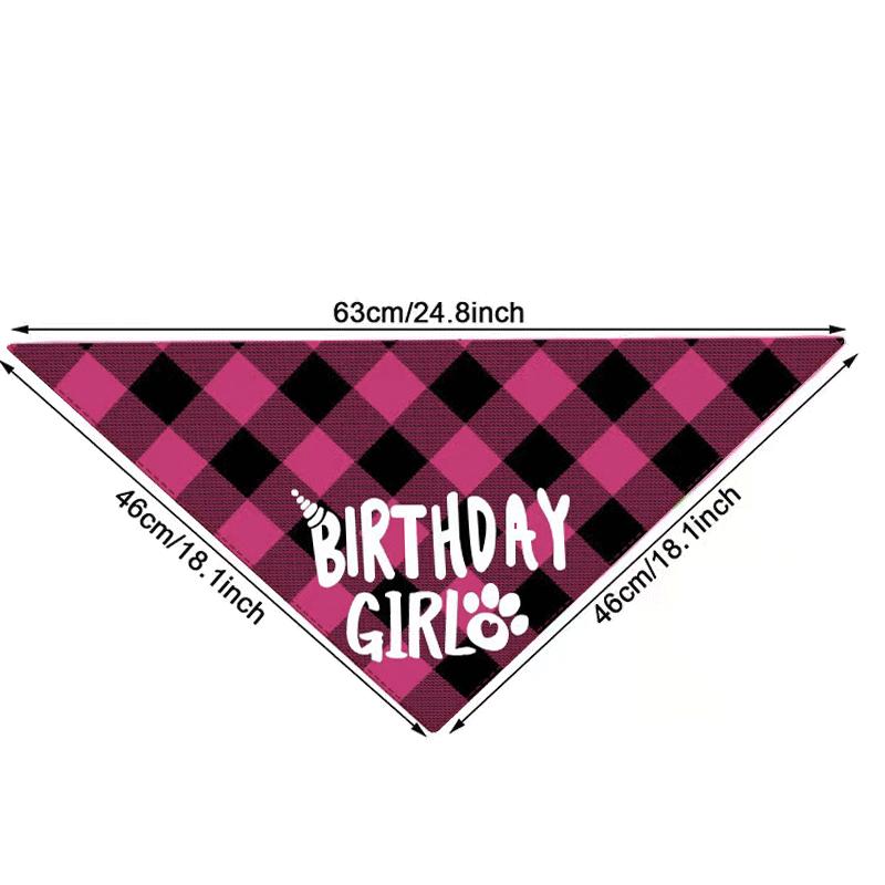 Print Patterns Large Size Polyester Dog Bandana Hat Triangle Towel Bow Tie Winter Party Pet Apparel Accessories