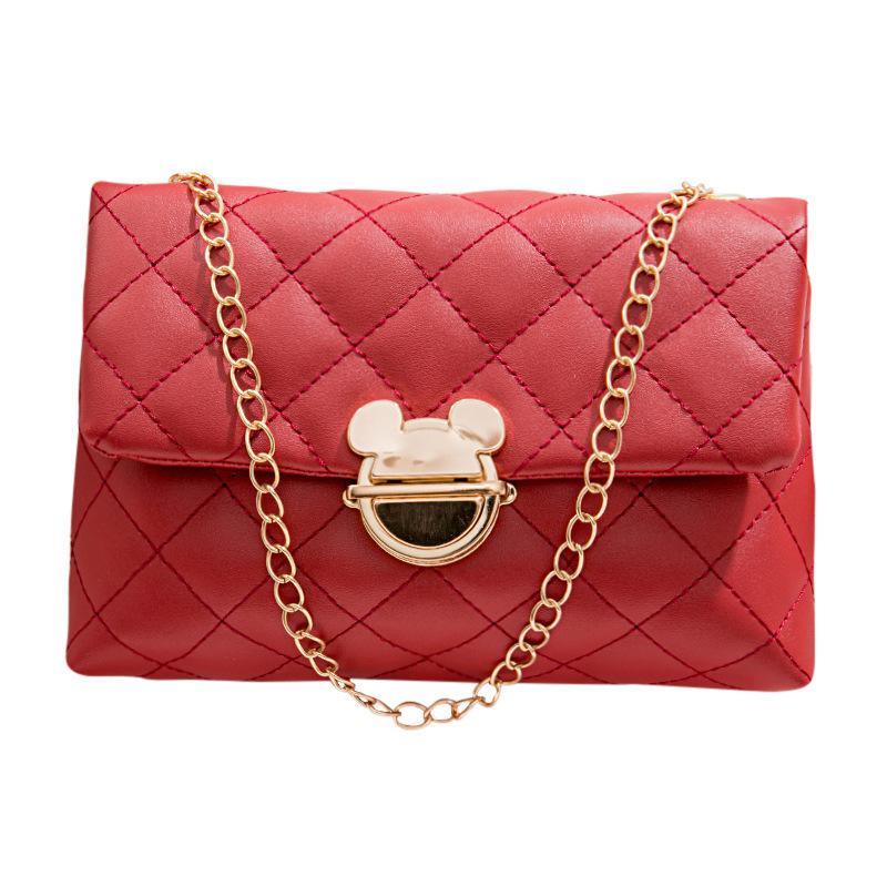 Bag Women's New Embroidered Rhombus Chain Women's Bag Casual Small Square Bag Shoulder Messenger Bag Mobile Phone Bag