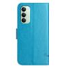 For Xiaomi Redmi 15 5G (Global) (169mm)/Poco M7 4G (169mm) Case Wallet Stand Imprinted Butterfly Flower PU Leather Phone Cover