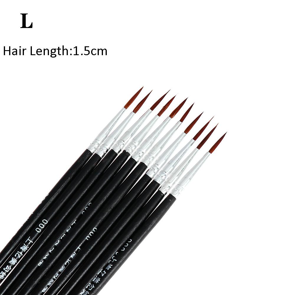 1Set Acrylic Painting Pen Fine Hand Painted Thin Hook Line Pen Drawing Art Pen Paint Brush Nylon Brush Art Supplies