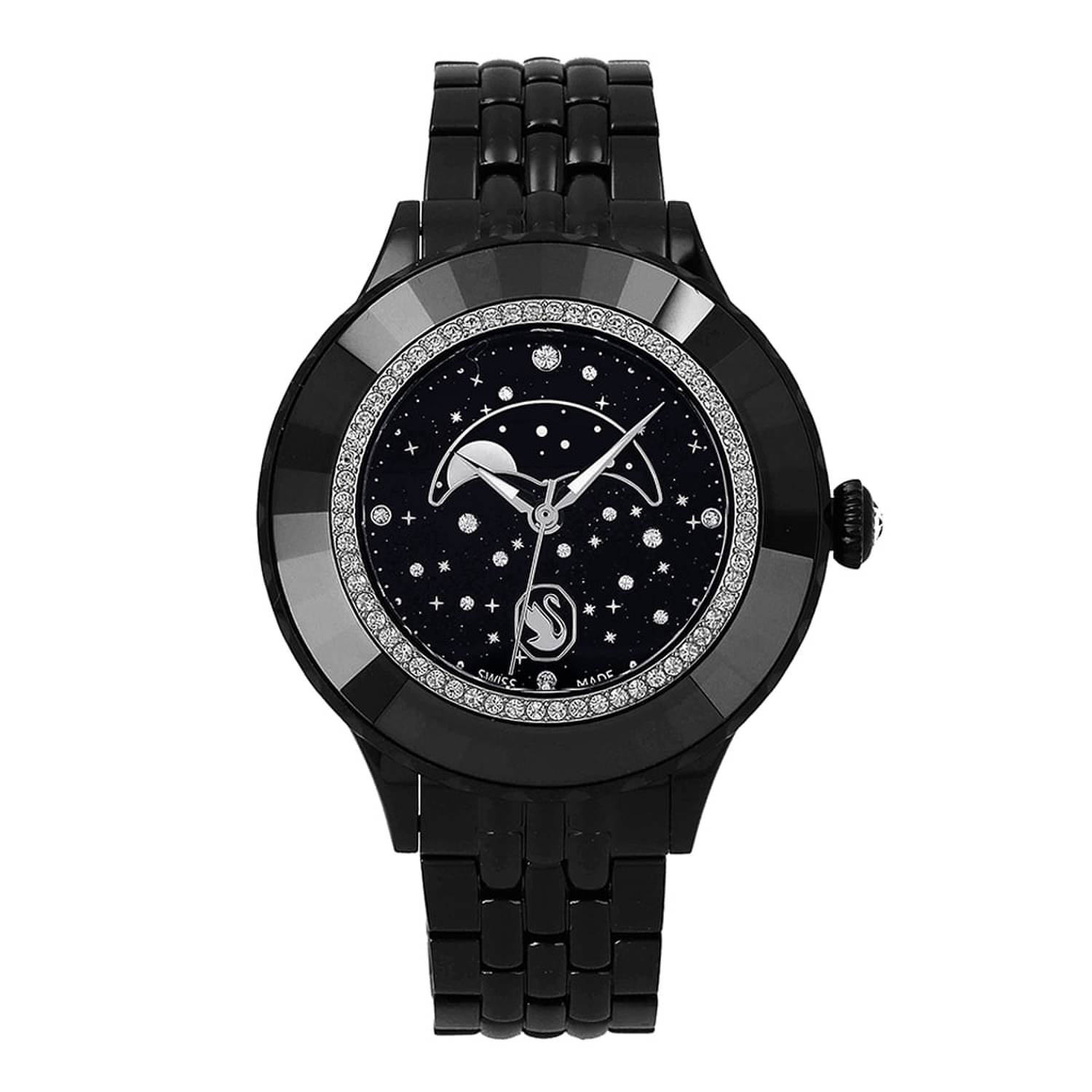 [Swarovski] 5677497 Octea Moon Black Women`s