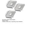 3Pcs X-Blade Dual Mulching Blade Adapters Lawn Mower Blade Adapters 5/8" Center Hole Mowing Blade Adapter for Standard Commercial Lawn Mower Blades