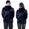 New street hoodie horror mask avatar print halloween couple sweater