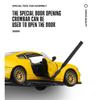 1/42 Scale 2018 Ford Mustang GT Alloy Toy Car Model Racing Alloy Assembly Series Sports Cars Fitting Styles