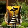 1pc witch, cat Outdoor Flannel Blanket Soft Warm All-Season Throw for Sofa Bed Car Camping Office, Cozy Gift Idea1148S