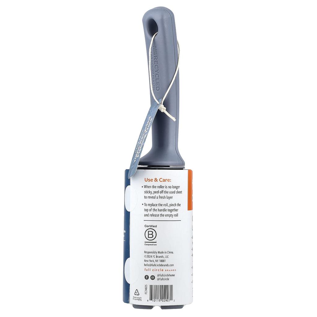 Full Circle, Clean Ocean™ Lint Roller, 100 Sheets